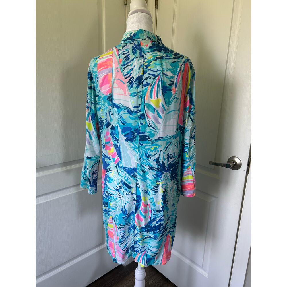 Lilly Pulitzer Resort-Ready Rayon Beach Dress, Size S, with Pockets. - Picture 2 of 10